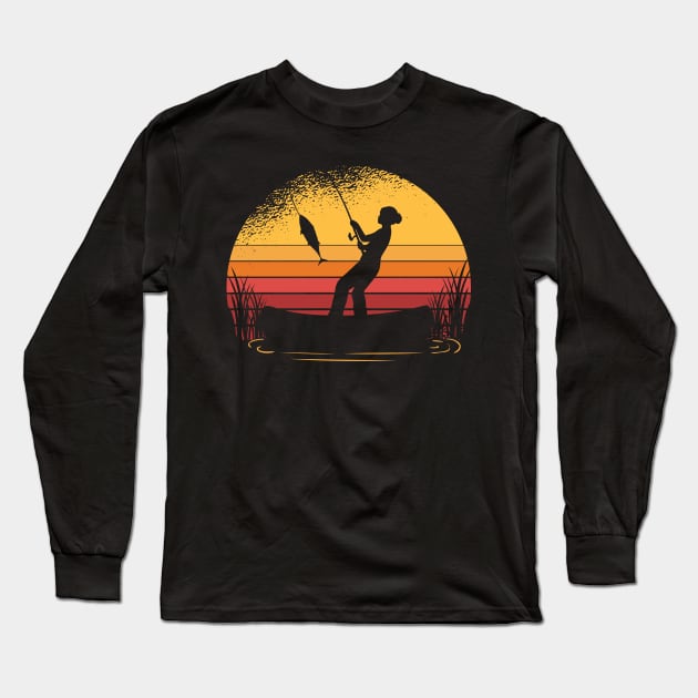 Fishing Long Sleeve T-Shirt by LR_Collections